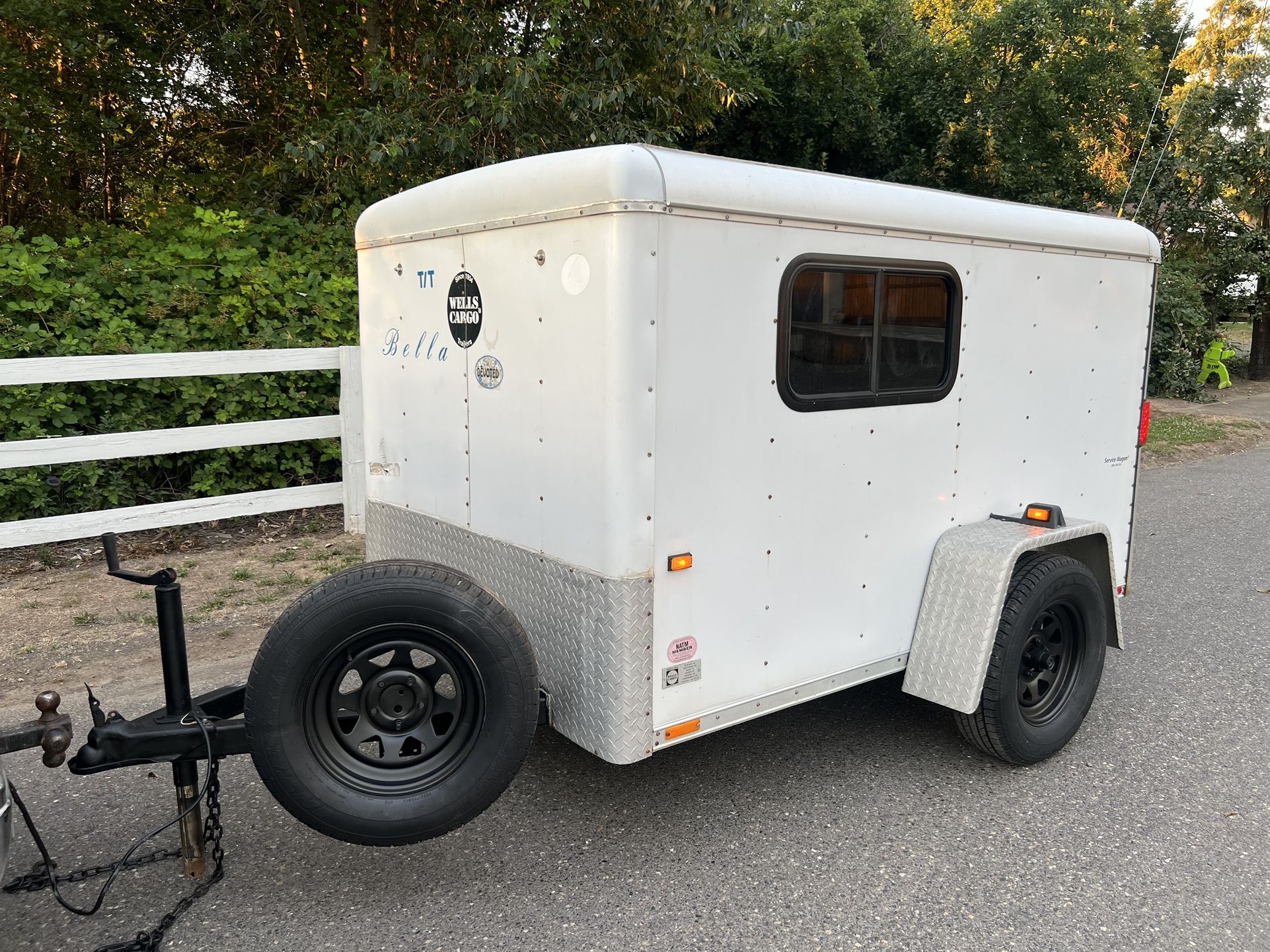 Wells Cargo 5x8 Enclosed Trailer 