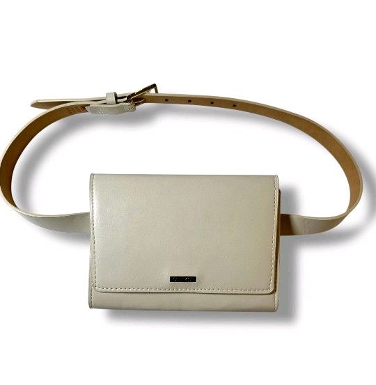 Calvin Klein Belt Bag Purse Crossbody, Ivory