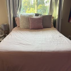 Queen Sized Bed Frame + Headboard 