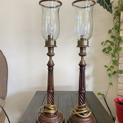 Pair Of Vintage Lamps 