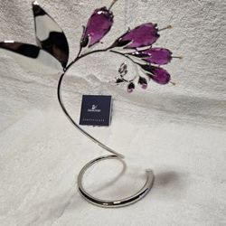 Swarovski Crystal Dacea Fuchsia Figurine Retired