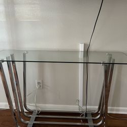 Glass Entry Table 