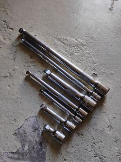 1/4" 3/8" and 1/2" drive extension set