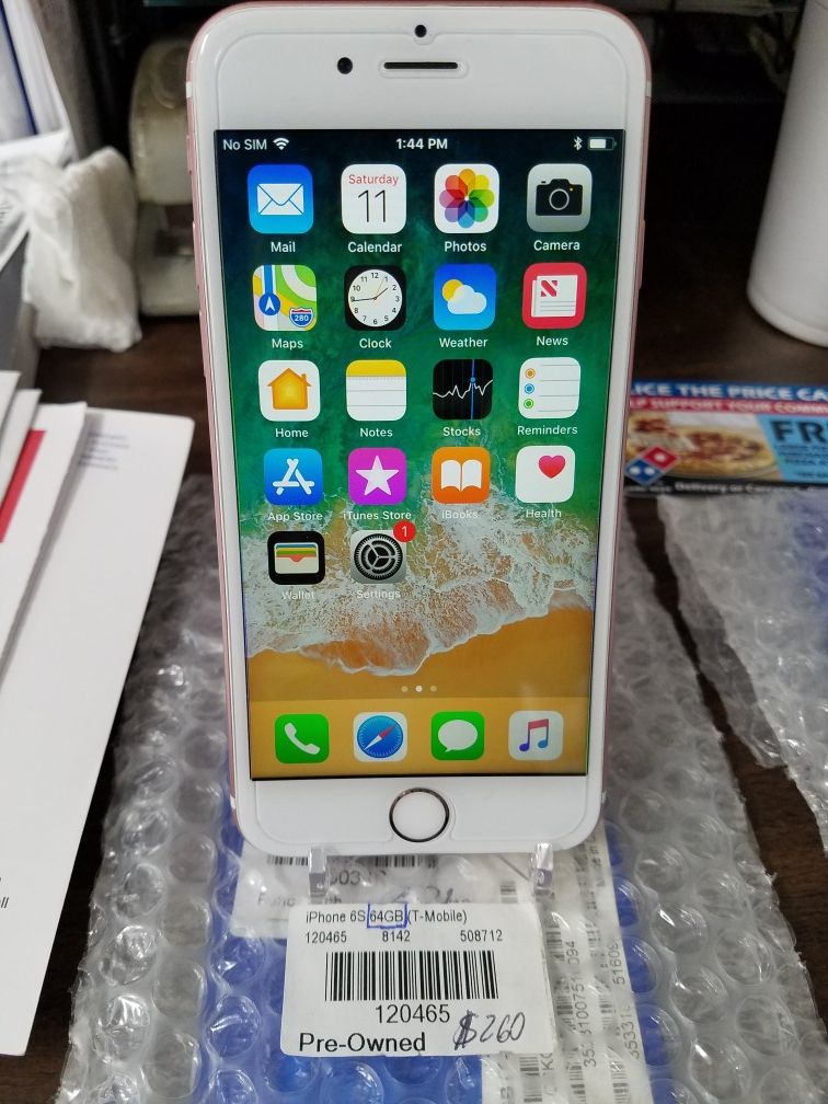 iPhone 6S 64GB Tmobile MetroPCS