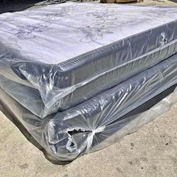 Brand New All Size Mattress | Optional Box & Metal Frame