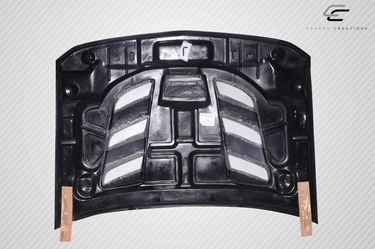 Blemished 2007-2013 Chevrolet Silverado Carbon Creations Viper Look Hood - 1 Piece