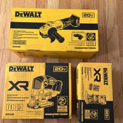 *NEW* Dewalt 20V XR tools, Jigsaw, Router and Grinder (Tool Only) - $150/ Each