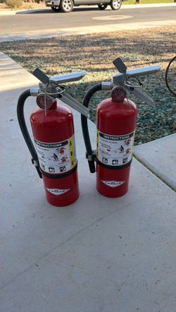 Two Fire Extinguishers