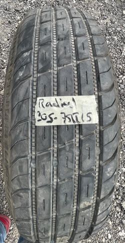 1)205/75/15 radial $60