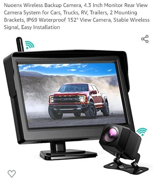 Wireless Back Up camera 