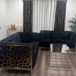 Sofa And Coffee Table Set, Brand New Great Quality 