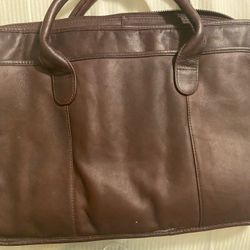 Leather Soft-sided Messenger Bag/Briefcase