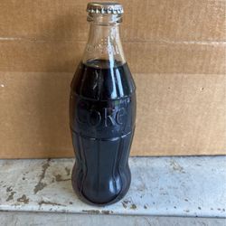 Full Vintage Coca-Cola Glass Bottle 