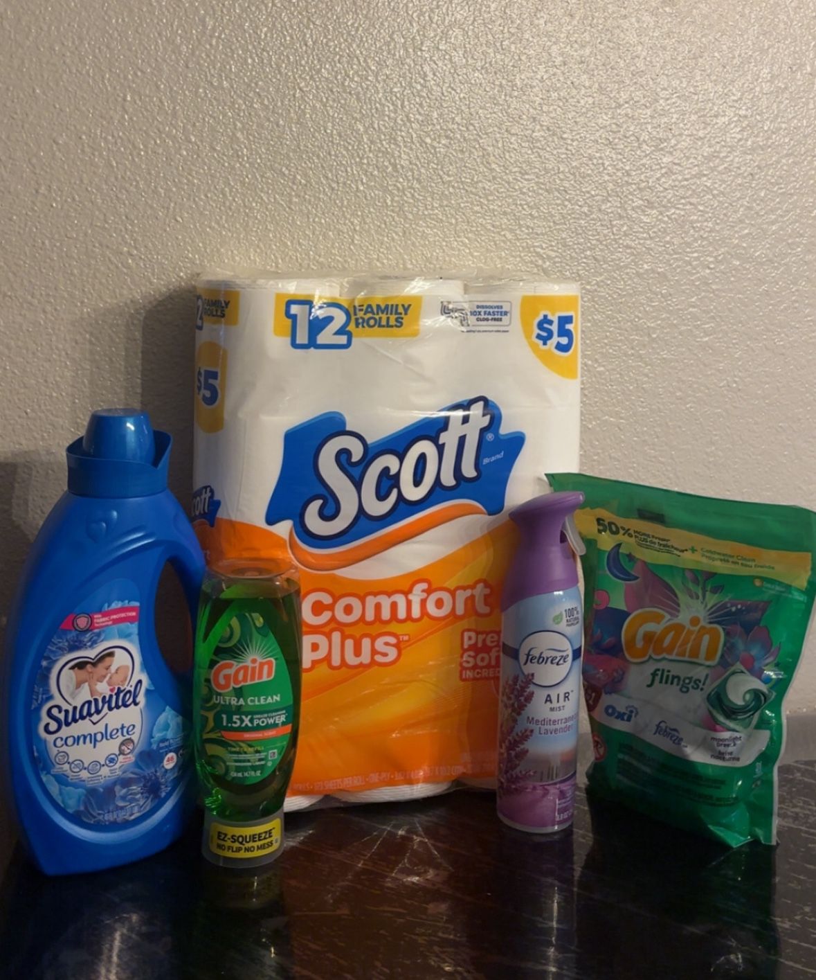 Gain Flings 31 Count & Suavitel Bundle 