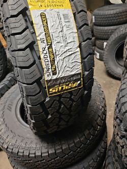 New set of tires aplus all terrain 275 70 18 lt
