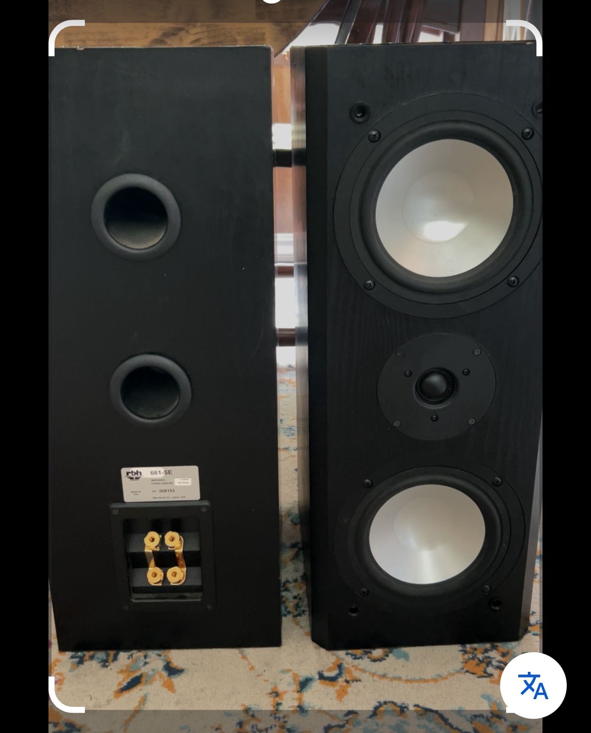 2 / RBH 661-SE LCR Bookshelf Speakers