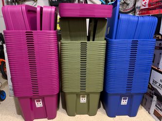 18gallon Storage Totes with Lids (each)
