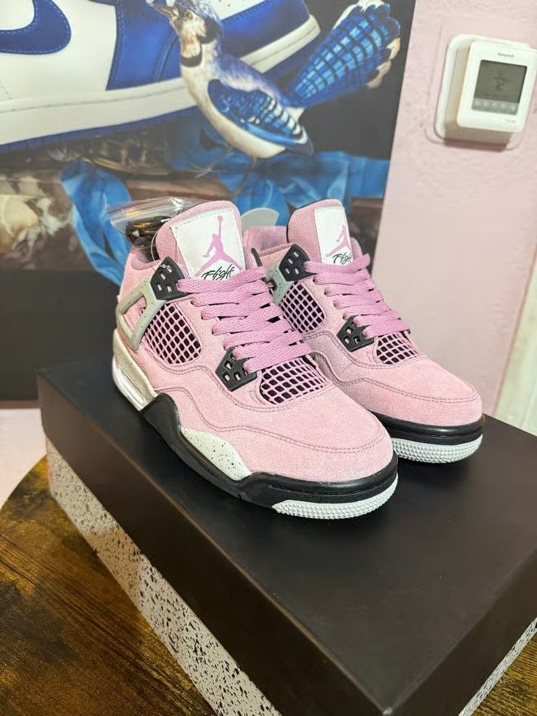 Pink sports shoes and sneakers