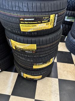 SET DE LLANTAS 🛞 225 40 R 18 Nuevas Instalación Y Balance