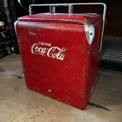Vintage Coca Cola Cooler 