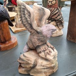Eagle Carving 