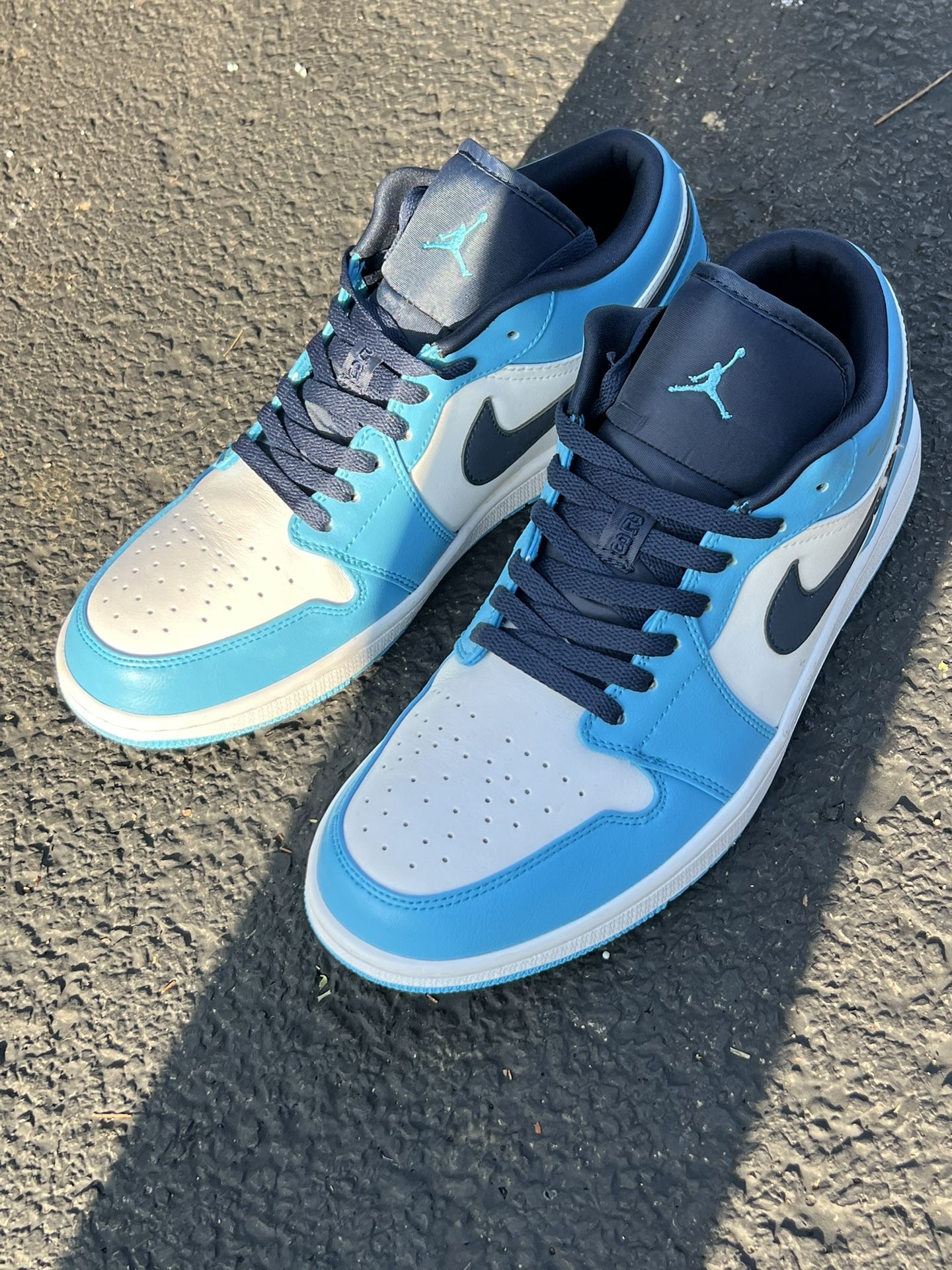 Nike Air Jordan Low UNC Dark Powder Blue Men's Size