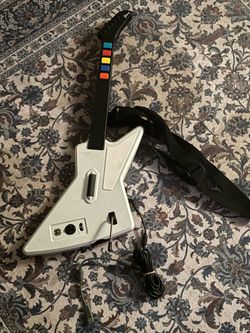 Wired xbox 360 guitar Hero guitar