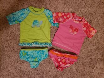2 girls 24 month swimsuits