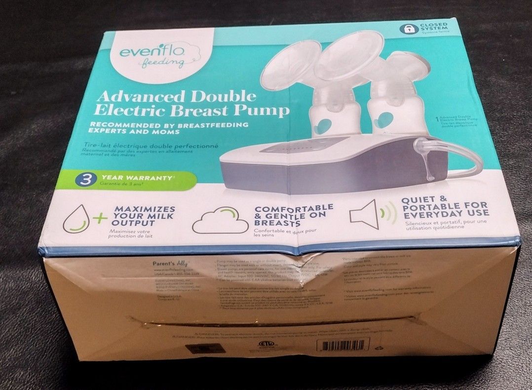 New Sealed Evenflo Advanced Double Electric Hospital strength