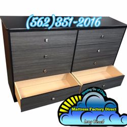 Black And Grey Eight Drawer Dresser Chest Cajonera Nueva 