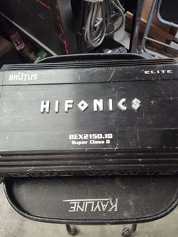 Hifonics Elite 2100w amp