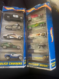 Hot Wheels Gift Pack Sets – Police Cruisers & Motorin' Music