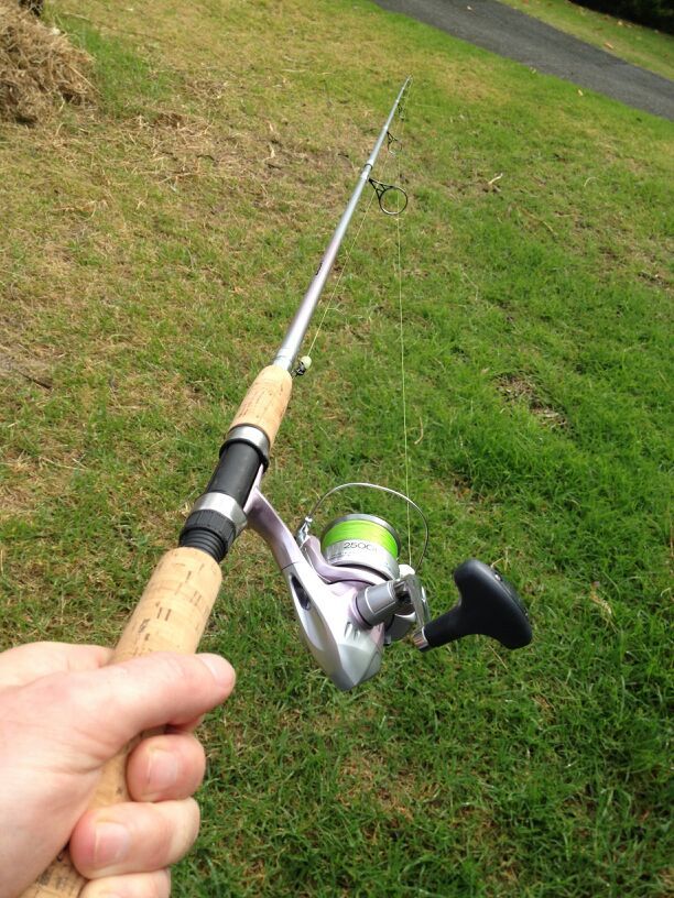 SHIMANO ZIEDA 2500 FISHING POLE & SPINNING REEL COMBO