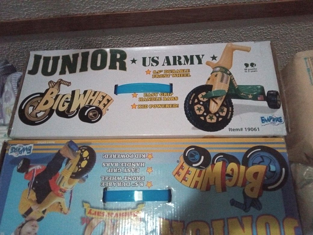 Junior Army Big wheel Bike 