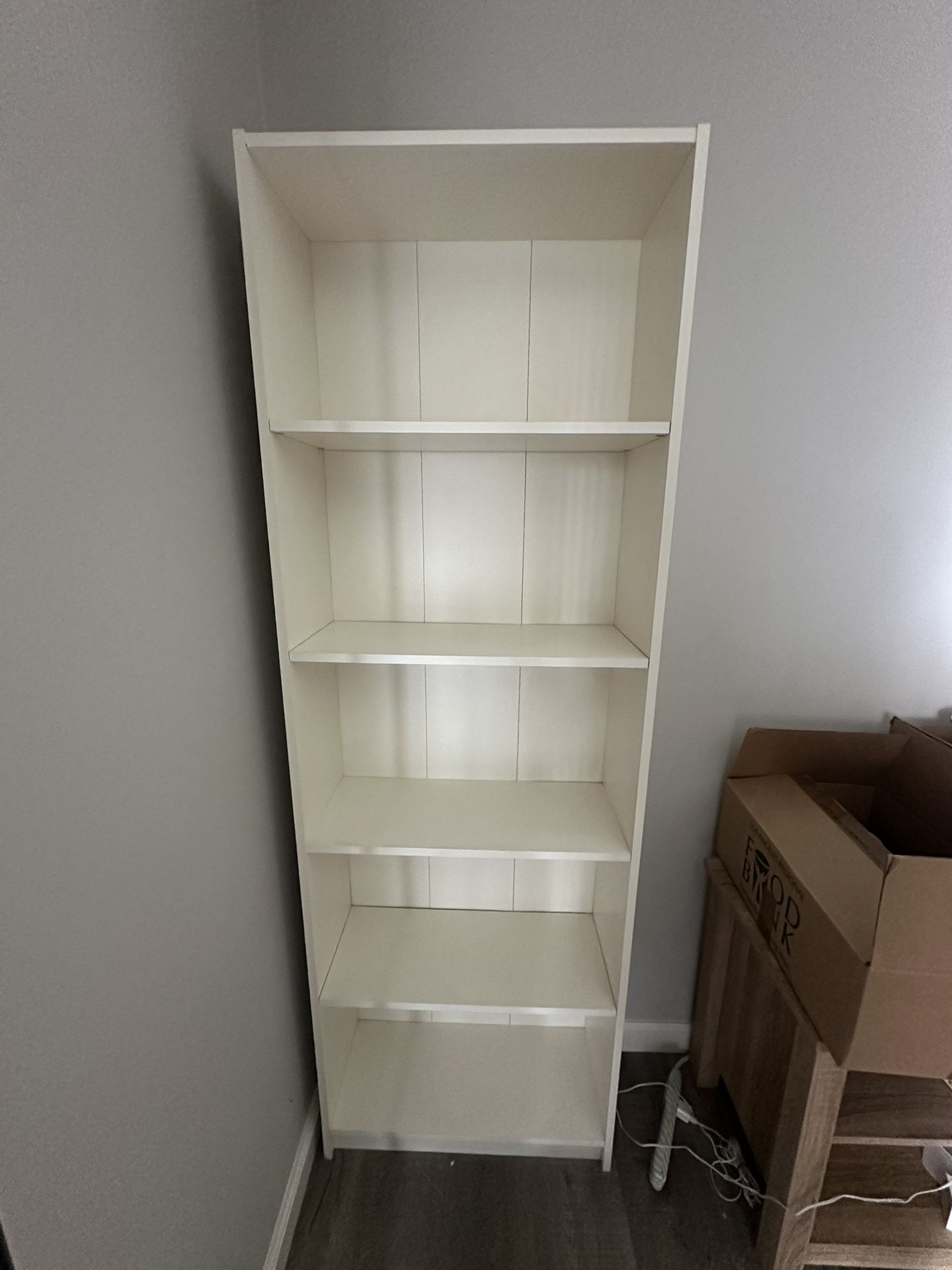 White Book Shelf
