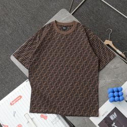 Fendi Brown T-shirt Of Men 