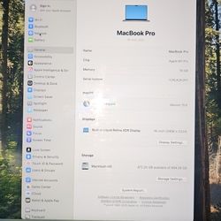 Macbook pro 16 inch M1