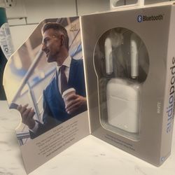 Wireless Bluetooth Ear Smart Pods+ Universal Premium White. NEW
