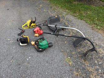Chainsaw, weed wackers blower, parts