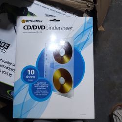 Cd/Dvd Bindersheet. OfficeMax