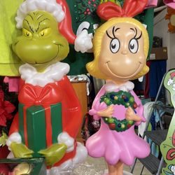 Grinch Christmas Yard Signs 