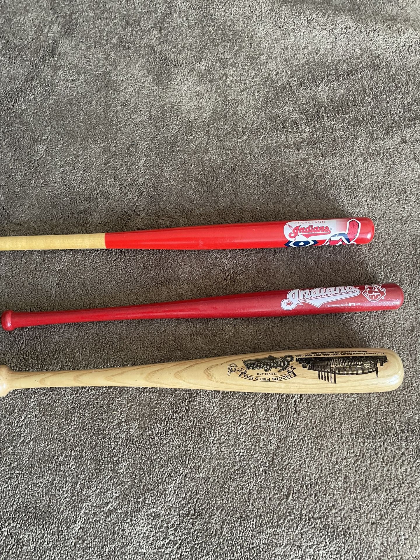 Cleveland Indians Mini Bats