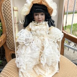 Fine Bisque Porcelain Doll