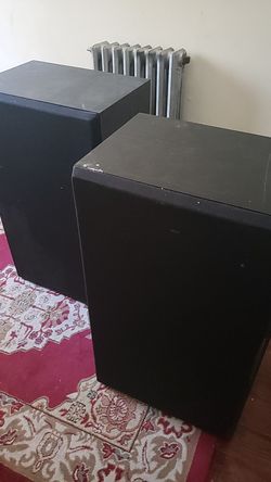 2 model v-125 speaker 5 way audio speaker system professional series 400 watts JVC