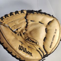 Wilson A360 Catcher's Mitt 31.5" Leather Glove Baseball Right Hand Throw RHT 