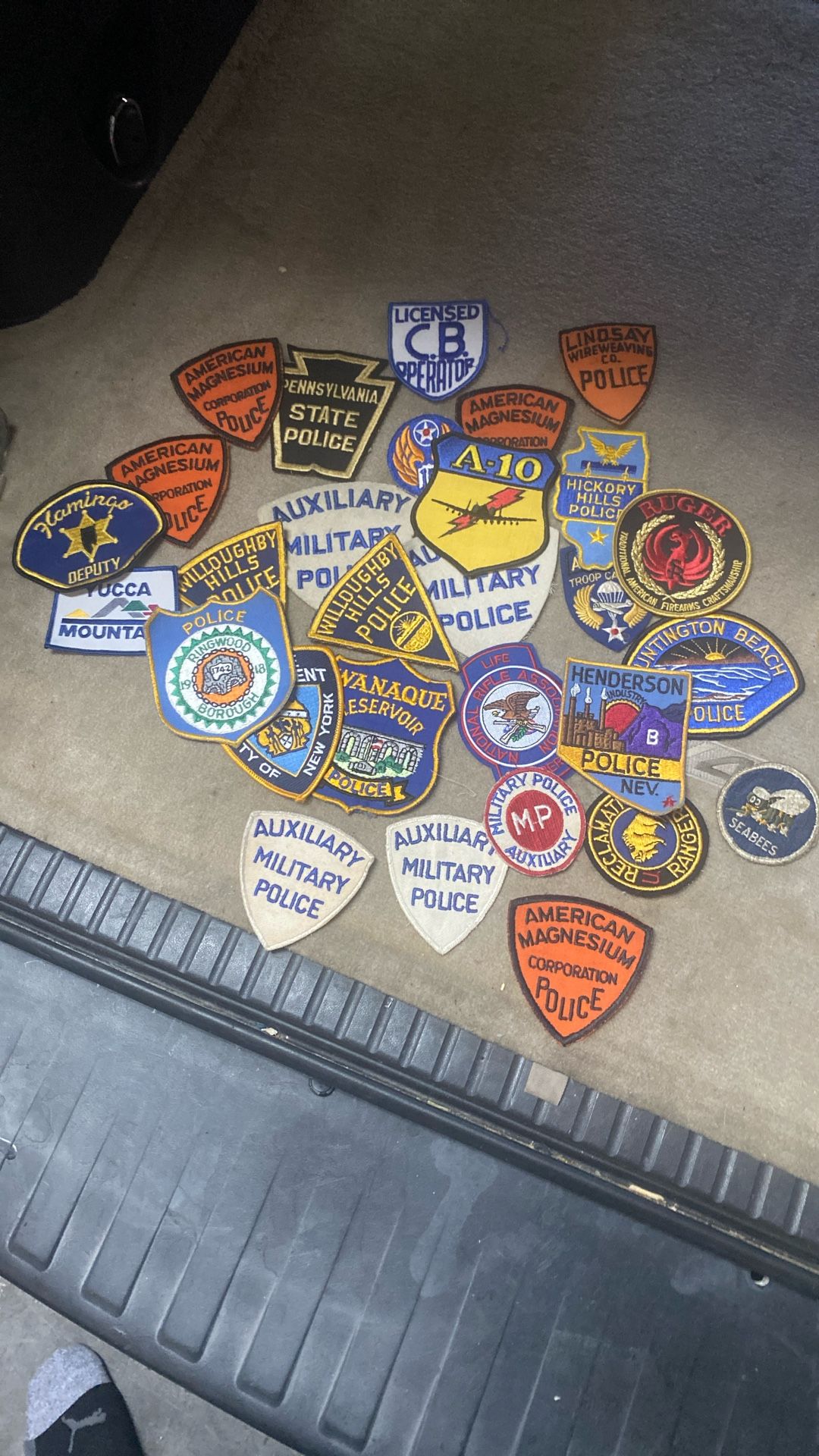 Old Military And Police Badges