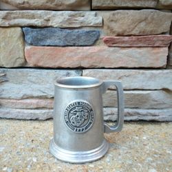 Vintage Wilton Armetale Pewter 4th Battalion/14th Marines Mug