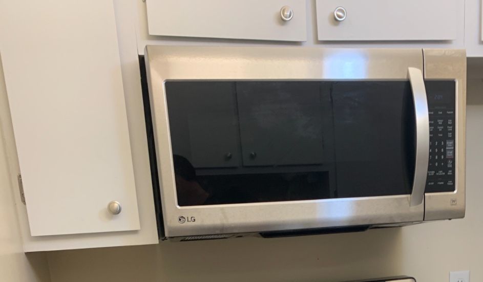 LG Stainless Steel easy clean Over The Range Microwave