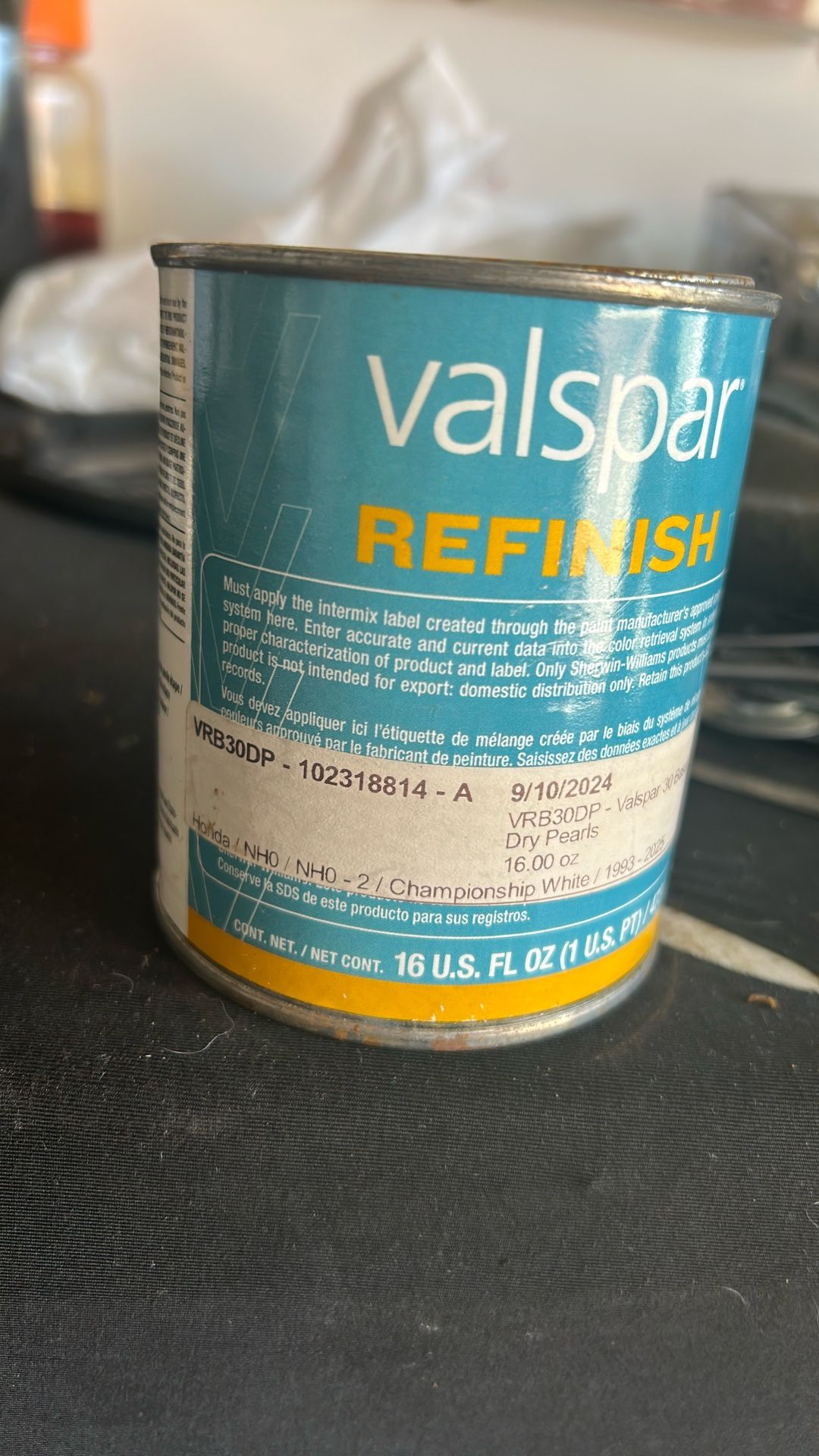 Car painting supplies refinish base coat clear coat paint
