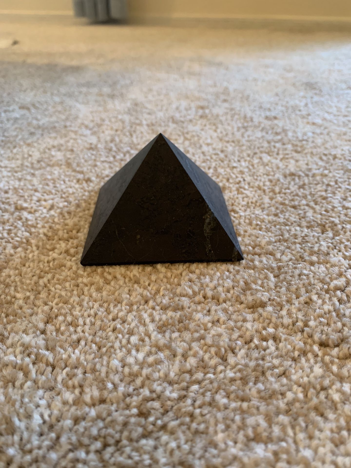 Shungite Stone Pyramid